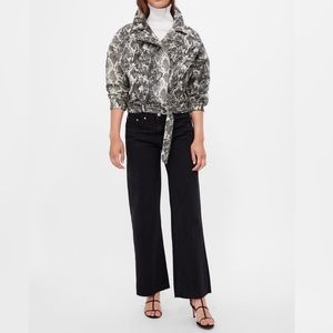 snake jacket zara